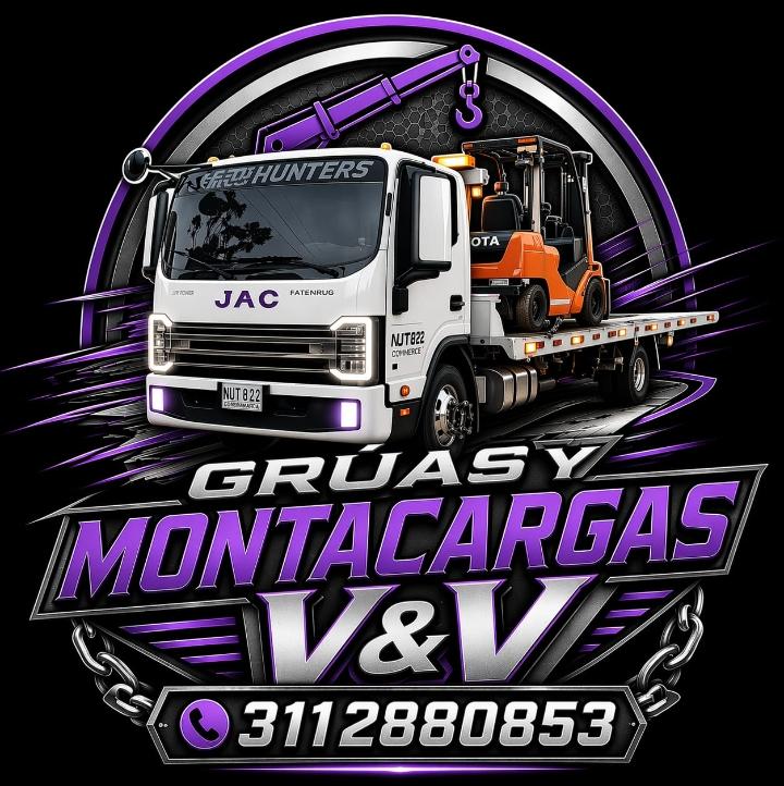 Logo Grúas y Montacargas V&V